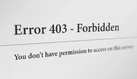 网站出现403forbidden错误怎么解决