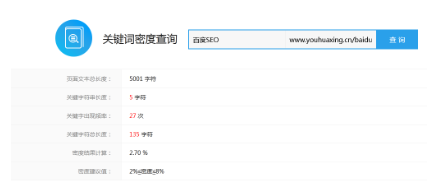 爱站关键词密度查询工具截图