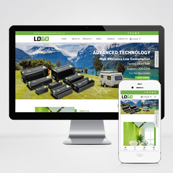 多国语言电源设备外贸网站源码+手机端自适应带自动翻译功能